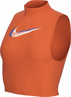 Майка Nike W NSW TANK MOCK PRNT DM4602-869 р.XL черный