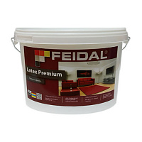 Фарба акрилова Feidal Latex Premium глибокий мат Біла 2,3л 