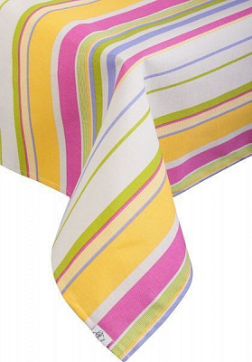 Скатерть Stripe 120x136 см разноцветный/в полоску Прованс 