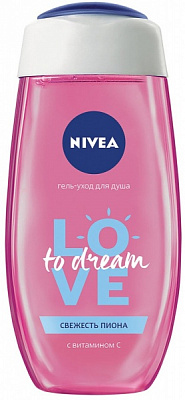 Гель для душа Nivea Свежесть пиона 250 мл
