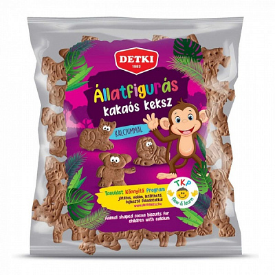 Печенье Detki Зверушки со вкусом какао 160 г