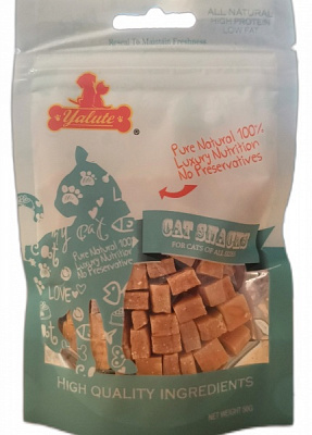 Снеки Yalute Foods Chicken Dices кубики з курки 50 г