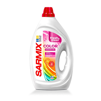 Гель для машинной и ручной стирки SARMIX COLOR 0,9 л