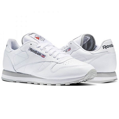 Кроссовки Reebok CL LTHR 2214 р.9 белый