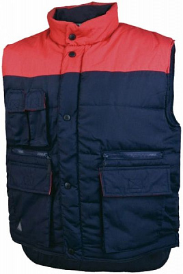 Жилет рабочий Delta plus Sierra   р. L SIERRBRGT синий с красным