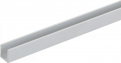 Швеллер АЛЮПРО анодированный 13х15х1,5 мм 1 м срібло