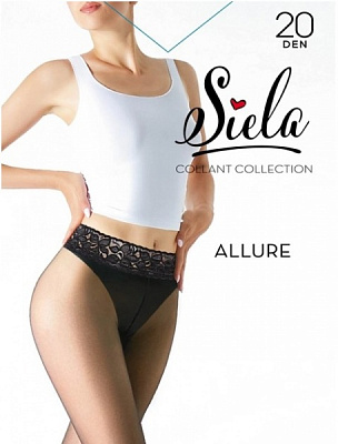 Колготки женские SIELA Allure 20 р. 3 черный