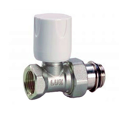 Кран радиаторный Luxor ручной регулировки с уплотнителем проходной 1/2