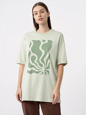 Футболка 4F TSHIRT F0881 4FAW23TTSHF0881-42S р.XS зелений