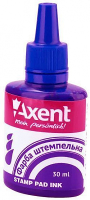 Краска штемпельная фиолетовая 30 мл 34154 Axent