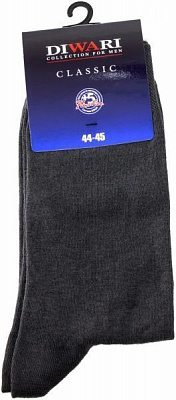 Шкарпетки Diwari CLASSIC 000 р. 30 темно-сірий