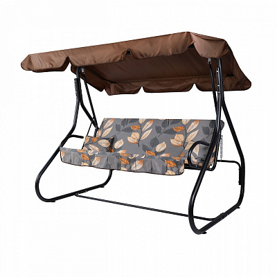 Качели Vitan Бакарди 1710х2110х1470 мм Листья на сером