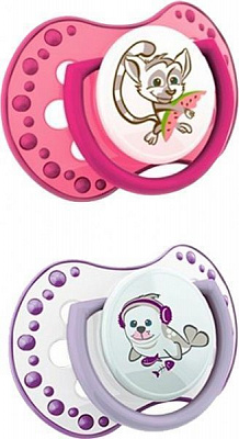 Пустушка динамічна Lovi Hot & Cold 3–6 міс. 2 шт. 22/817 girl