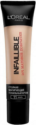 Тональный крем L'Oreal Paris Infaillible 24 11 ваниль 35 мл