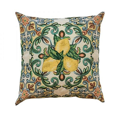 Подушка декоративная гобелен Lemon 45x45 см Прованс 