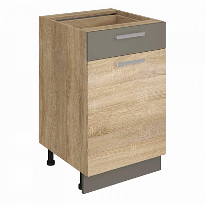 Тумба нижняя Алина Н 50/85 дуб сонома/латте/дуб сонома SOKME