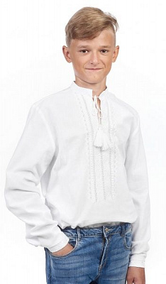 Вышиванка Эдельвика р.128 белый 890-18/09 