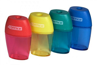 Чинка з контейнером колір в асортименті 4-345 4Office