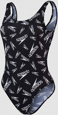 Купальник Speedo DEEP_U-BK_HI_LEG_1PC_PT_AF 8-12369F392 р.32 чорно-білий