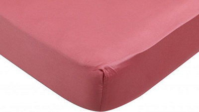 Простынь на резинке Solid 200x200 см медный Luna 