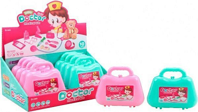 Набір лікаря Країна Іграшок 10 предметів 15x18x5 см HWA1055129 (HJ062B)