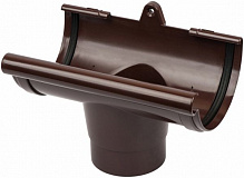 Воронка желоба RoofOK 120 мм коричневый 