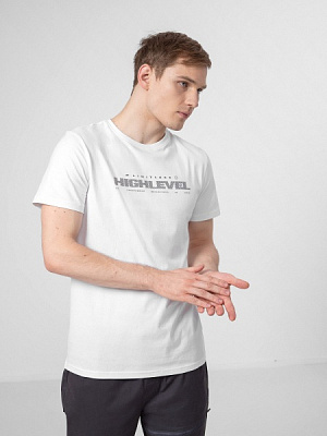 Футболка 4F T-SHIRT TSM031 H4Z22-TSM031-10S р.L білий
