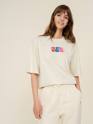 Футболка Outhorn TSHIRT F427 OTHSS23TTSHF427-11S р.XS бежевый