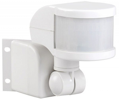 Датчик движения IEK ДД 018 270° 12м 1100W IP44 белый LDD10-018B-1100-001