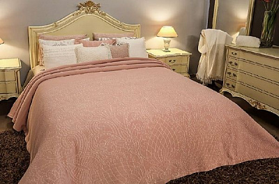 Покрывало Maia 230x270 см La Nuit нежно-розовый 