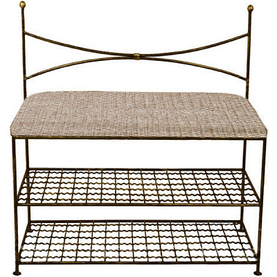 Підставка для взуття Марсель 300x900x800 мм бронза