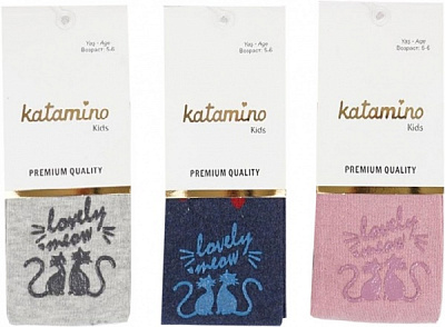 Колготки для девочек KATAMINO K32205р.80-92 джинс 