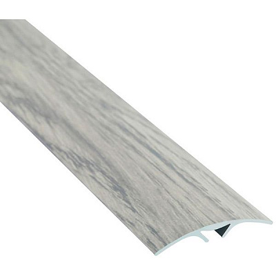 Порожек алюминиевый декорированный Braz Line скрытый крепеж 28x900 мм дуб испанский 