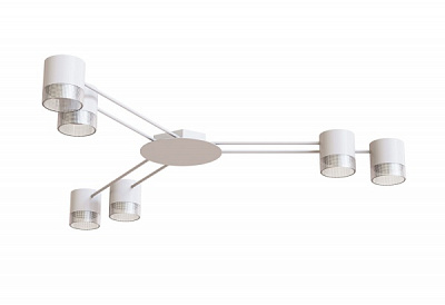 Люстра потолочная Hopfen STARK CL-6-CRISTAL 6xGX53 WH 6xGX53 белый 