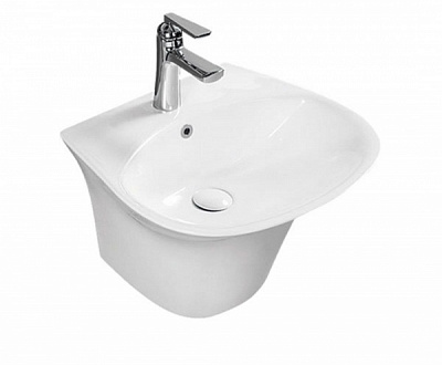 Умивальник з отвором ScandiSPA моноліт 49х45х34 см