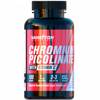 Жиросжигатель Vansiton ПИКОЛИНАТ ХРОМА 100 капсул