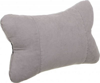 Подушка автомобильная KERDIS Standart серая ткань/велюр 4820198830366
