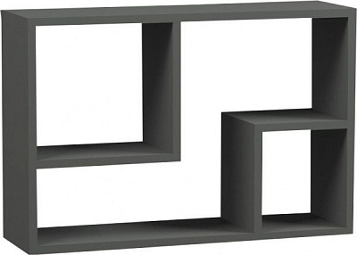 Полиця декоративна Мрія 700x500x220 мм графіт