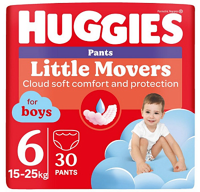 Підгузки-трусики Huggies для хлопчиків 6 15-25 кг 30 шт.