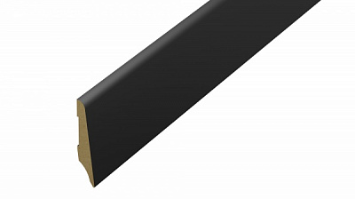 Плинтус МДФ Classen CASAline черный 75x15x2400 мм 