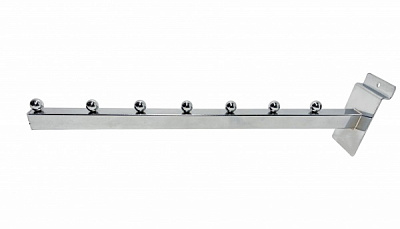 Кронштейн 35 см для экономпанели хром 