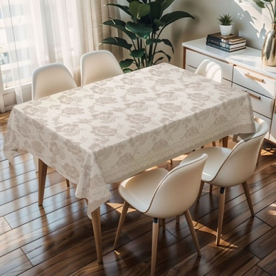 Скатертина Прованс PW195-R1393-2-2 137x200 см бежевий Dariana