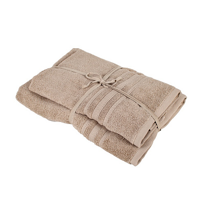 Набор полотенец махровых Dylan 2 шт. бежевый La Nuit
