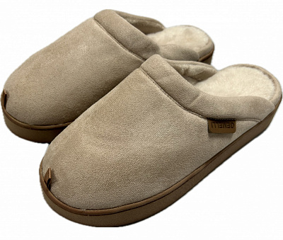 Тапки домашние Gemelli Замша р.38/39 светло-бежевый
