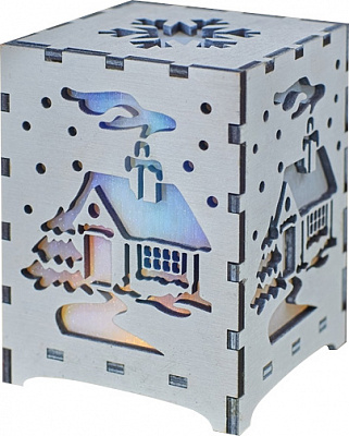 Подвеска Домик 6,5 см разноцветный 1220328