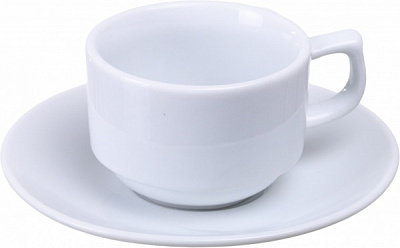 Чашка с блюдцем HoReCa 80 мл фарфор Alt Porcelain