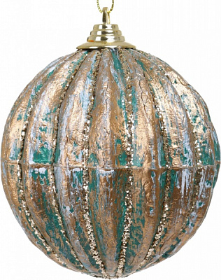 Куля новорічна SD019-41A d 100 мм бірюзовий