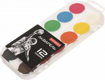 Акварель медова Space 18 кольорів без пензлика Nota Bene