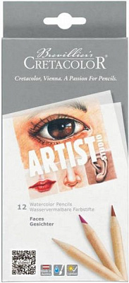 Олівці акварельні Artist Studio Line Портрет 12 шт. Cretacolor