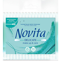 Ватні палички Novita soft 100 шт. (м'яка)